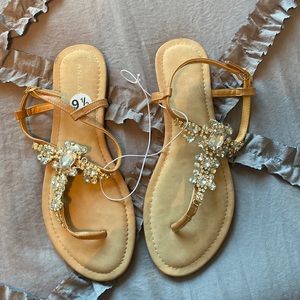 Brand new sandals